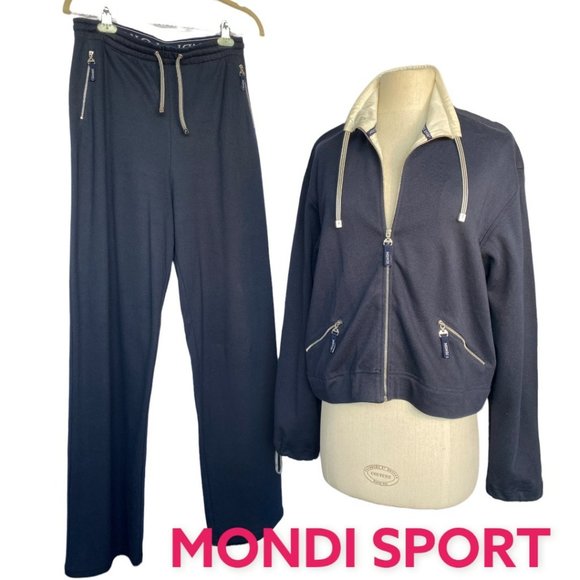 MONDI SPORT Jackets & Blazers - VINTAGE MONDI SPORT ATHLETIC LEISUREWEAR JACKET (SZ 44) & PANTS (SZ 38) (EUC)